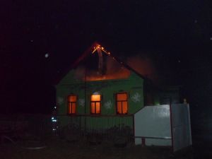 В Жлобине мужчина на пожаре спас своего соседа