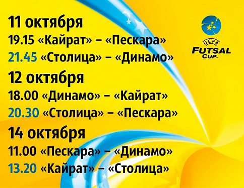 В Минске стартует мини-футбольный Кубок УЕФА