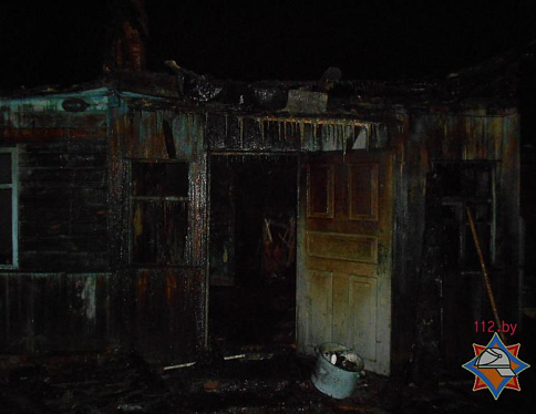 Сегодня ночью в деревне Старые Дятловичи Гомельского района произошел пожар