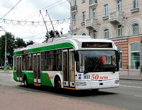 В Гомеле изменится схема движения троллейбуса №16