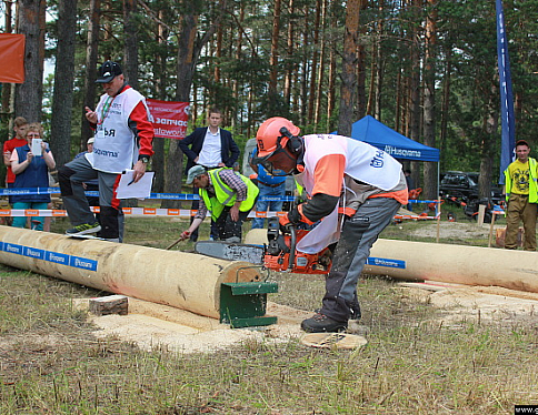 Белорусские вальщики леса победили на чемпионате России