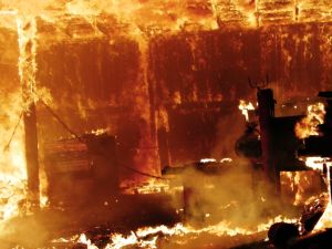 В Житковичском районе произошел пожар на пилораме