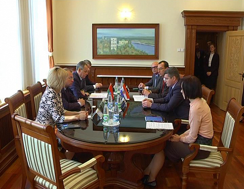 Председатель Гомельского горисполкома П. Кириченко провел встречу с хорватской делегацией