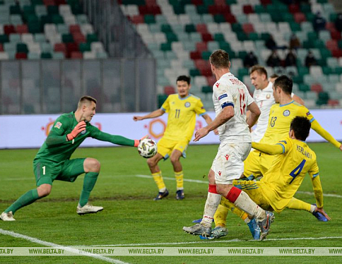 Футбол. Беларусь снова обыграла Казахстан в Лиге наций