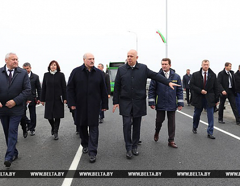 Мост через Припять открыт с участием Президента